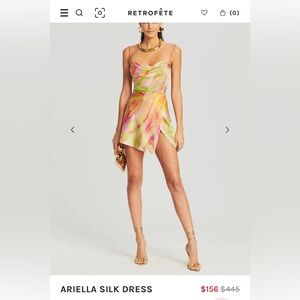 Retrofête Colorful Tropical Print Dress